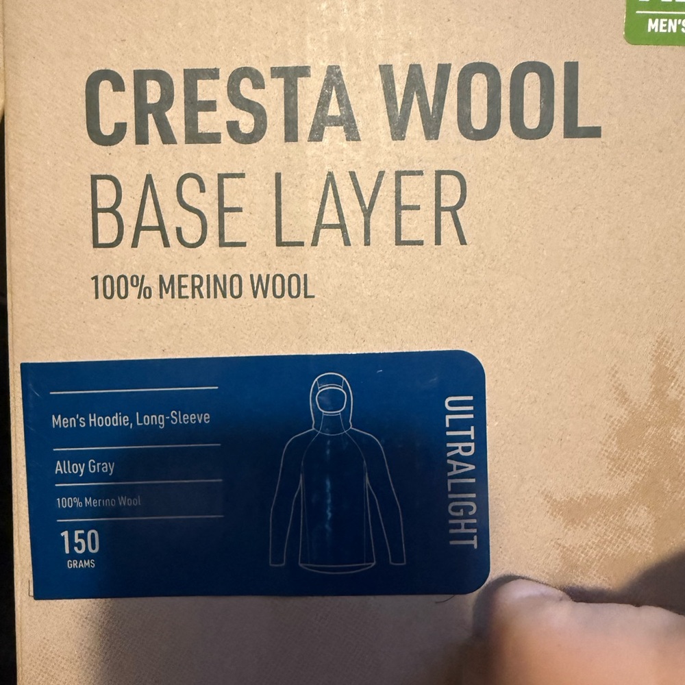 Cresta Wool Men's Alloy Gray Hoodie and pants